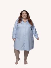 Mia Oversized Shirt Dress | Light Blue