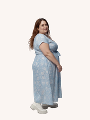 Maxi Wrap Dress | Florals