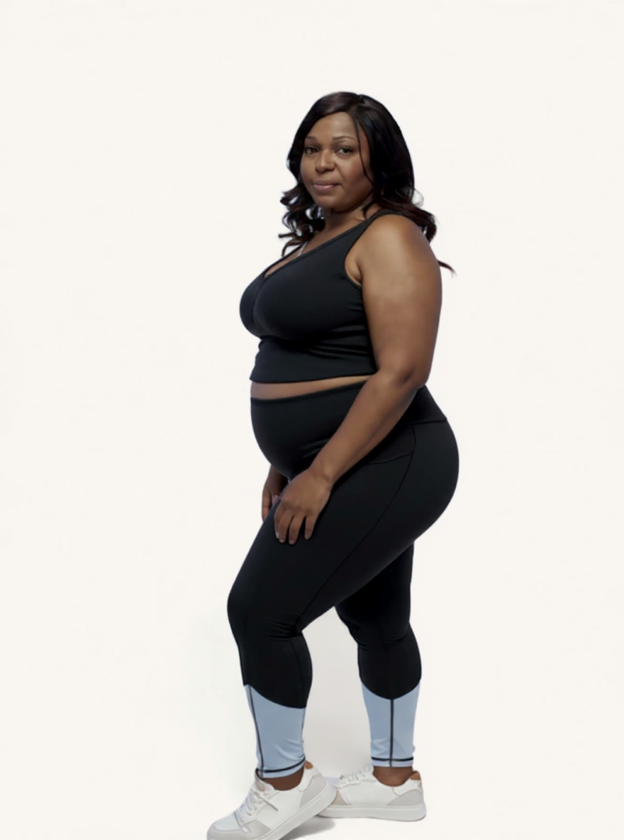 Streamline 7/8 Legging | Black