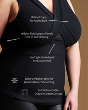Full Support Bra-Free Top | Black