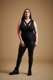 Full Support Bra-Free Top | Black