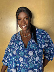 Denni Weekend Dress | Deco Blue