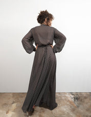 The Maxi Wrap Dress | New Polka Dot