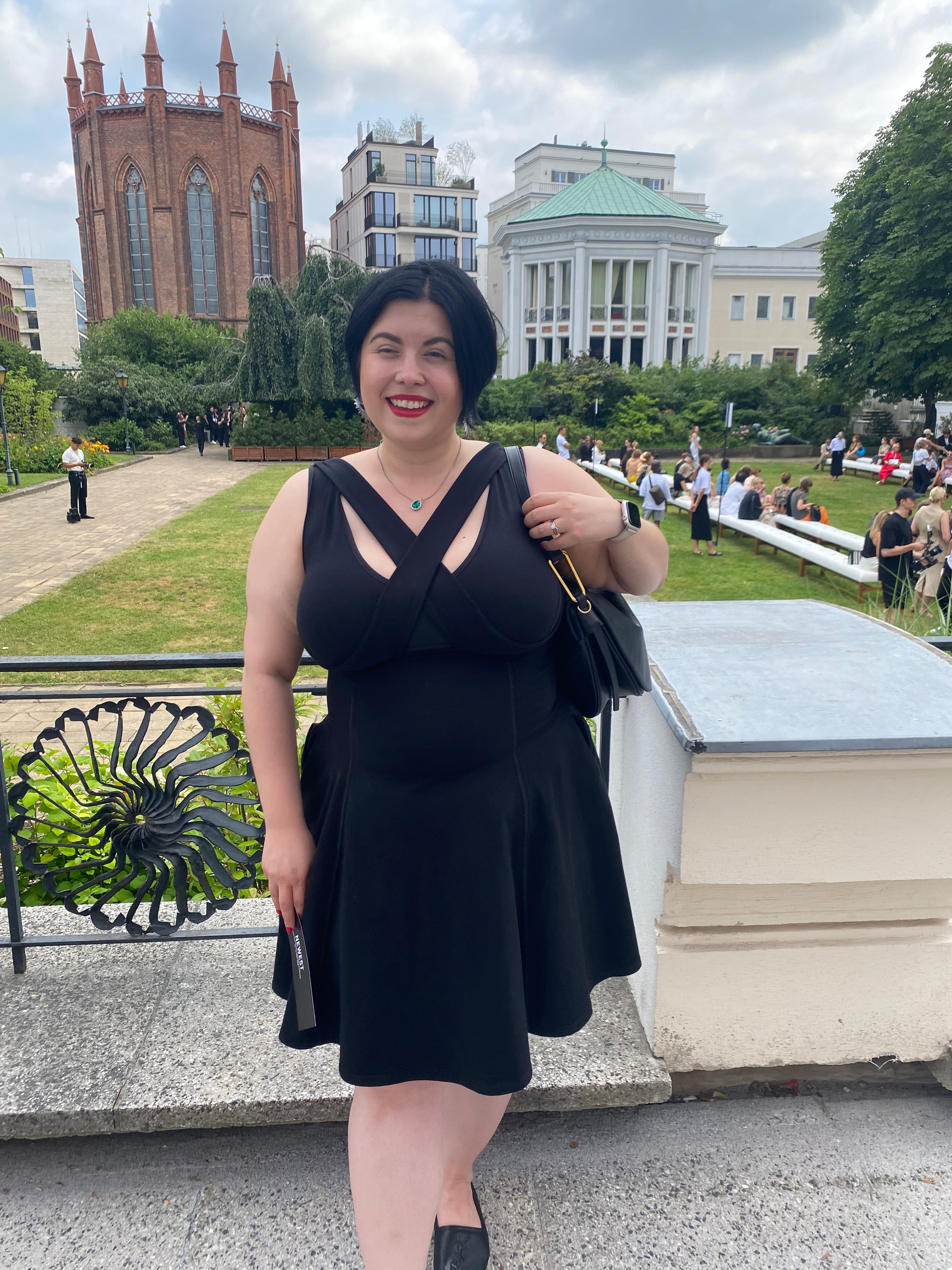 Bra-Free Fit & Flare Dress