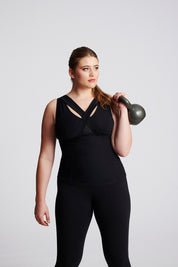 Full Support Bra-Free Top | Black