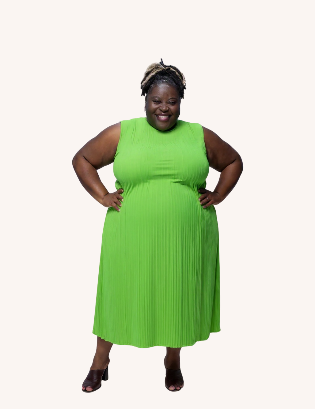 Model006_Front_002_baacal_jaya_pleated_dress_lime_green_front_cropped.png