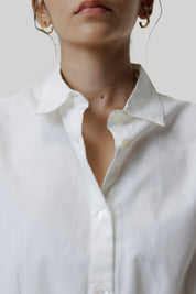 Oversized Crop Shirt 01