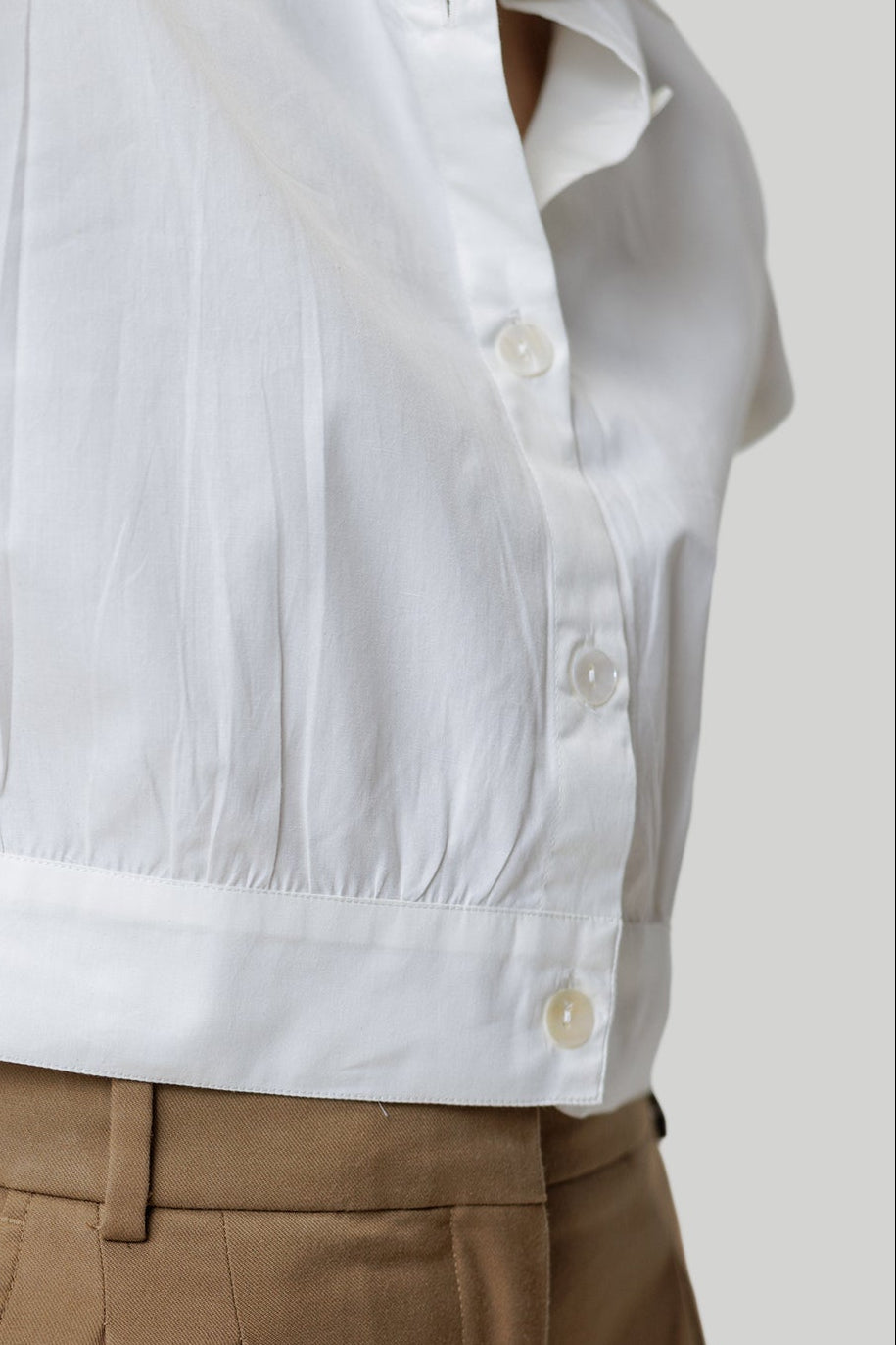 Oversized Crop Shirt 02