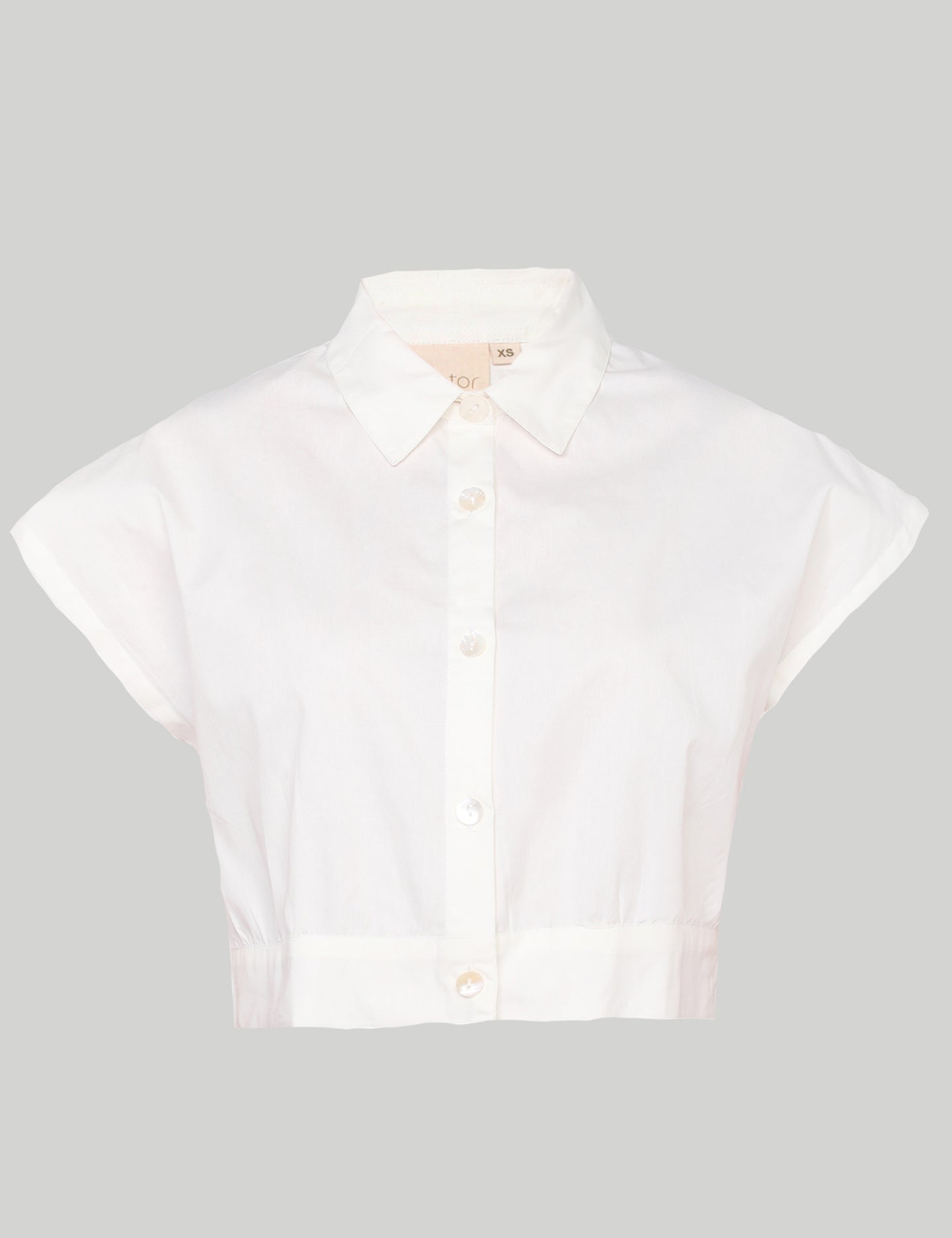 Oversized Crop Shirt 05