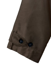 Delia Long Oversized Trench - Chocolate