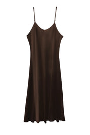Leah Easy Satin Maxi Slip Dress