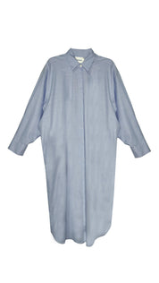 Mia Oversized Shirt Dress | Light Blue