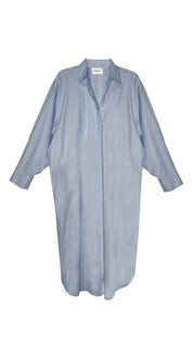 Mia Oversized Shirt Dress | Light Blue