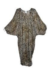 Maxine Kaftan | Metallic Leopard