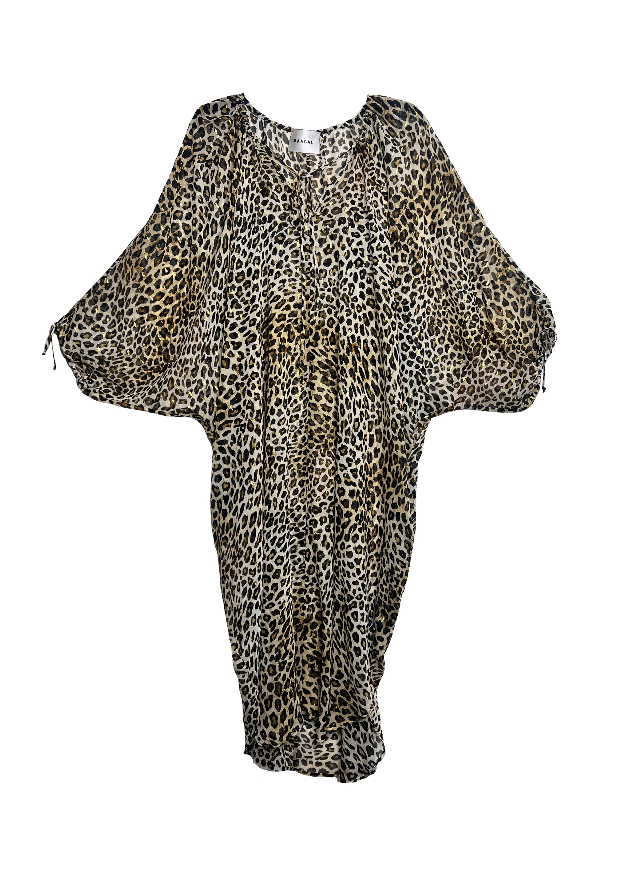 Maxine Kaftan | Metallic Leopard