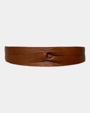 Midi Wrap Belt | Whiskey