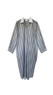Mia Oversized Shirt Dress | Multi Stripe