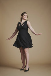 Bra-Free Fit & Flare Dress