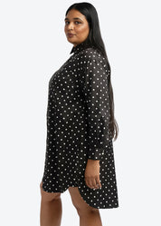 Signature Tunic Shirt | Polka Dot