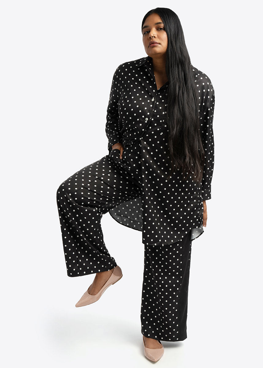 Signature Tunic Shirt | Polka Dot