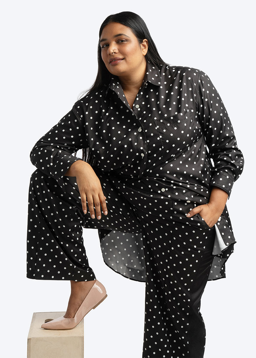 Signature Tunic Shirt | Polka Dot