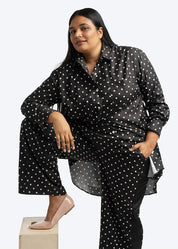 Signature Tunic Shirt | Polka Dot
