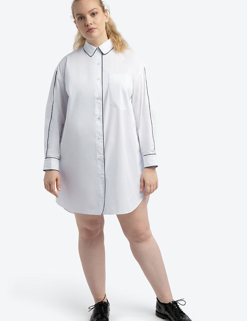 Signature Tunic Shirt | Piping